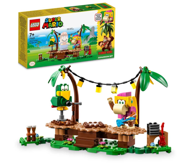 LEGO Super Mario 71421 Dżunglowy koncert Dixie Kong - rozsz. - 1159383 - zdjęcie